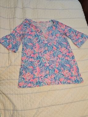 Lilly Pulitzer Tosha dress In Treasure Trove print XXL
